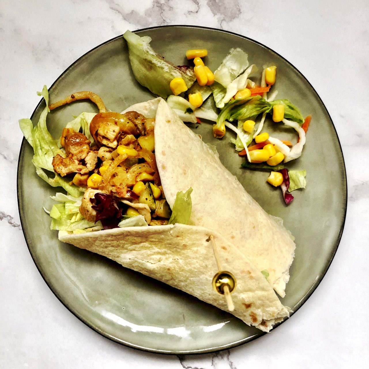 Wraps met romige kip en courgette VoedZo Members